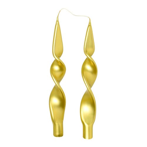 Točená špic laura zlatá bal.2ks 28cm