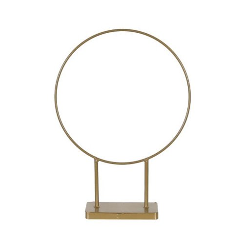 Kruh kov na podstavci zlatý 28x8x38,5cm - Veľkonočné ozdoby