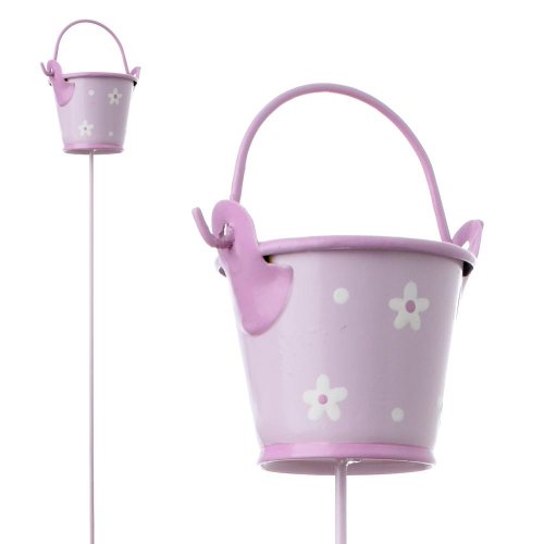Zápich vedro fial plech 6*4,5*32,5cm