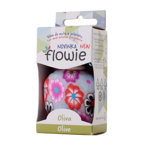Pevnácenavôňa do auta flowie oliva
