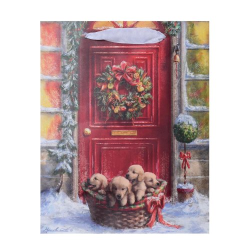 Taška výška 25 × 20 × 10 cm basket with puppies