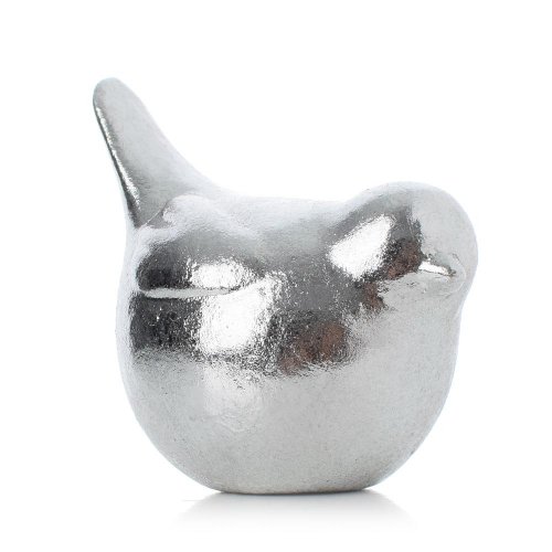 Vtáčik strieborný keramika 8*5,3*7,2cm