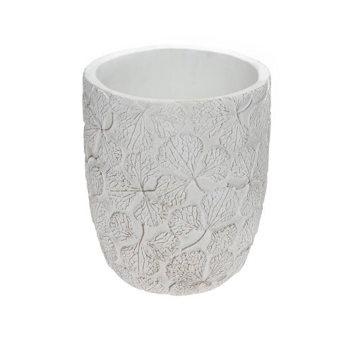 Obal kvety keramika 14*14*16.8 biely