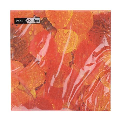 199413 servítky jeseň v daždi 33x33cm/199413