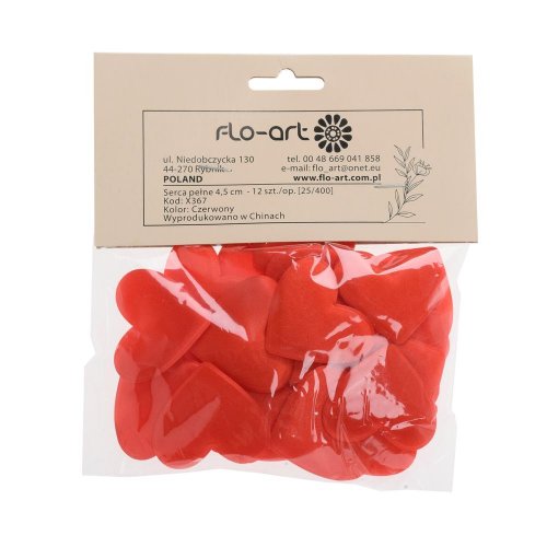 Srdce 4,5cm /24ks x367