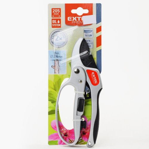 Nožnice záhr. krokovacie prevodové, max prestrih 24mm