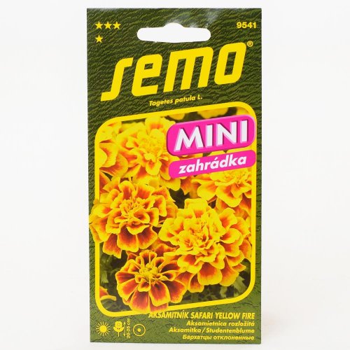 Aksamietnica rozl. safari yellow fire 30s