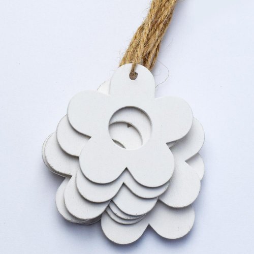 Záv. výrez kvietky natur 5cm s/20