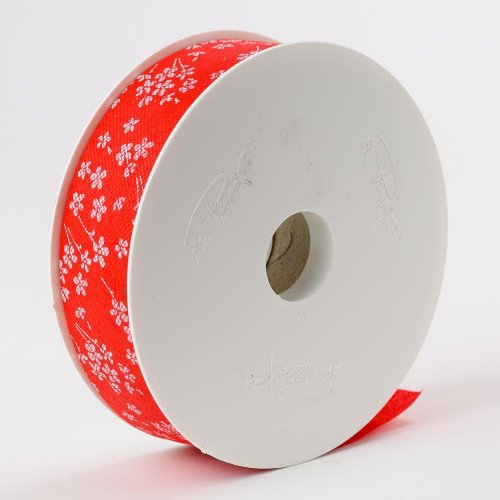 Stuha kvet červená 40 mm x 50 m