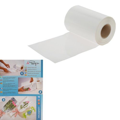 Super cena sáčok rolka 200mx0,25 tunel kvety tran/perla 0,25x200 m