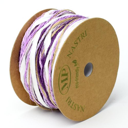 Juta vlna mix farba paper 10m lavender