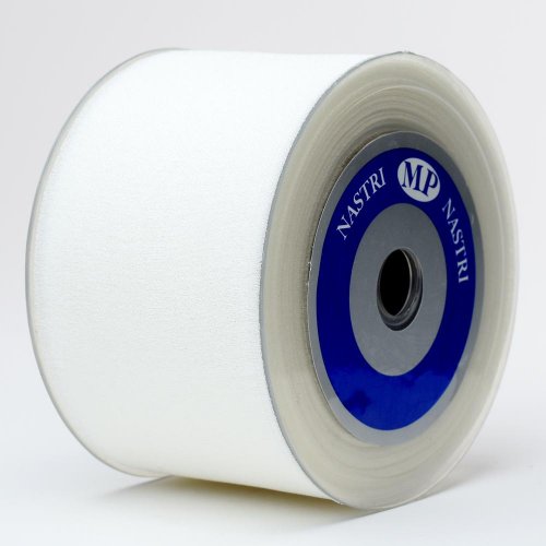 Stuha jemná biela  63mmx20m - Umelé kvety