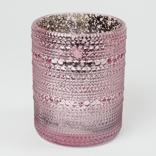 Svietnik sklo sv.fialový 10x12,5cm