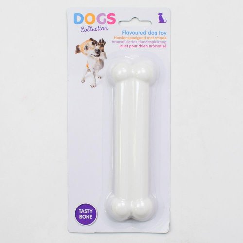 Hračka pre psa kosť s príchuťou 15cm