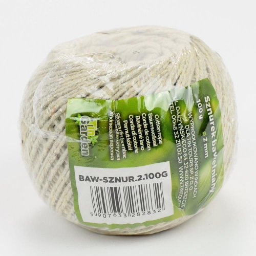 Bavlnený špagát 100g 2mm