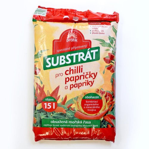 Profík - substrát na papriku a chilli papričky 15l/119p