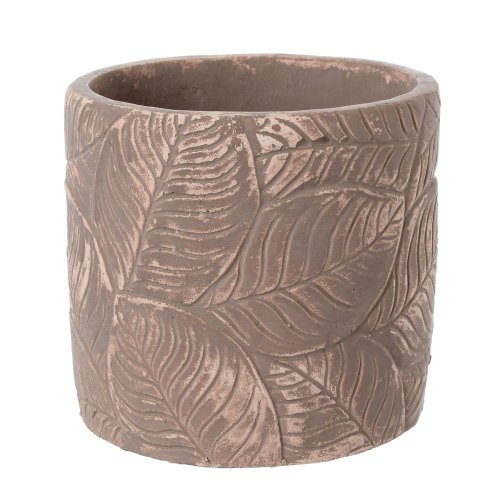 Obal cement brown d16*h14.5cm