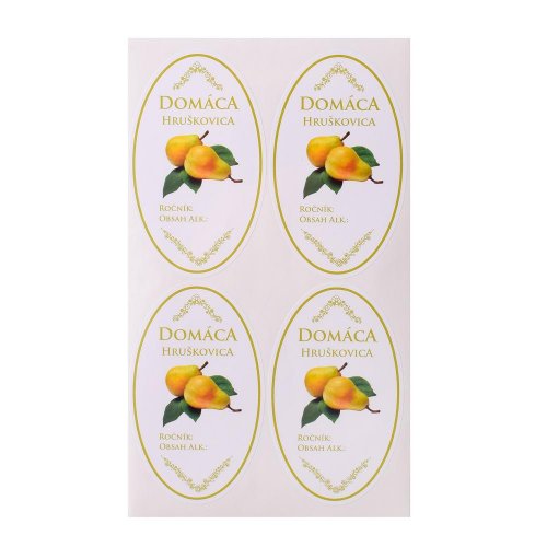 Samolepky hruškovica16ks/mix