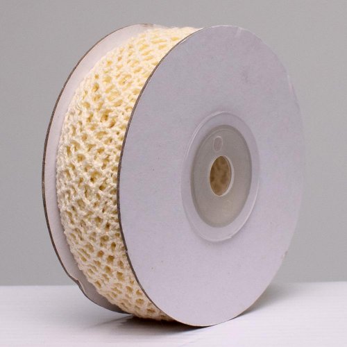 Stuha čipka hy-3548 krém 2,5cmx4,50m