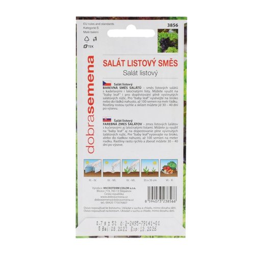 Šalát listový zmes 0,7g