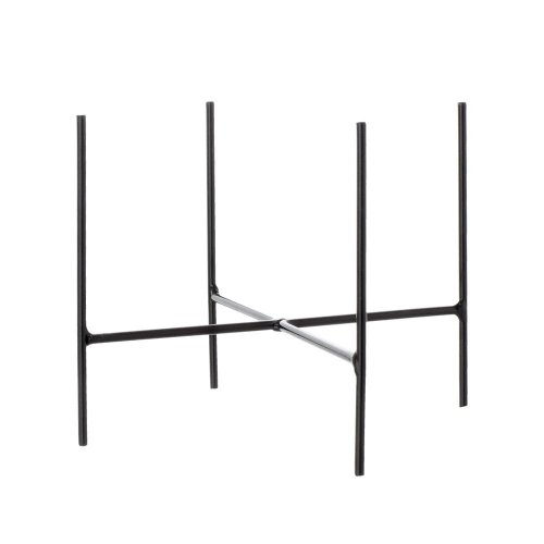 Stojan čierny pod kvety malý 13,5x13cm