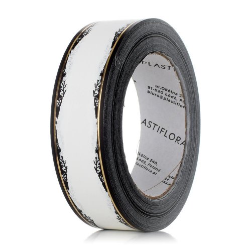 Stuha smútočná bieločierna 3/50y 01-45-00