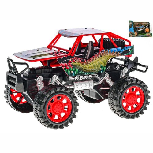 Auto kov 21cm veľké kolesá na zotrvačník 2druhy v krabičke