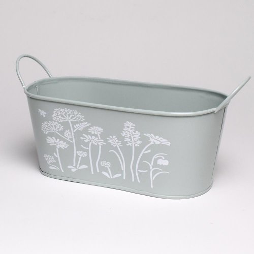 Obal ovál kov lúčne kvety v:10x24x12,5cm