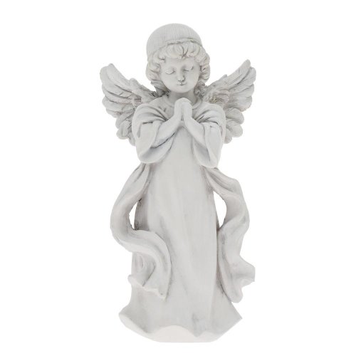 Anjel modliaci na podstavci biely 15.5*10.2*29.5cm