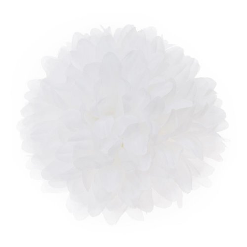 Hlava chryzantéma biela 12cm