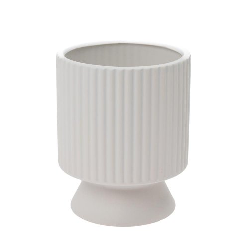 Obal na podstavci keramika biela 12*12*15cm