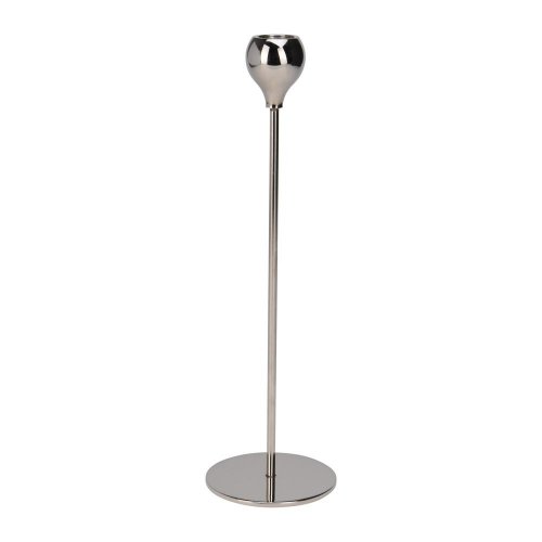 Svietnik na kónic svieč 30cm striebr.//a98810540