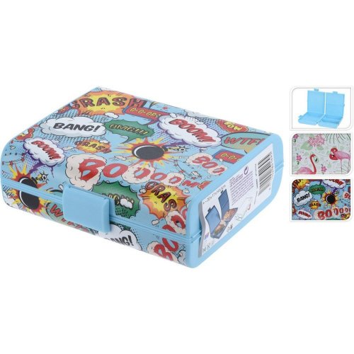 Box desiat.18.5 x 16 x 6.5 cm/3komor. dets. 2ass - Vianočné dekorácie