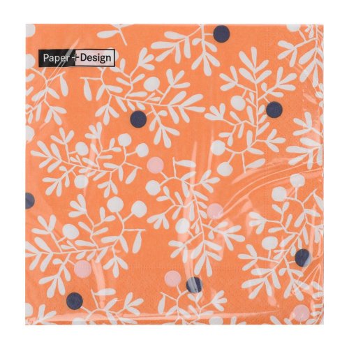 199393 servítky jeseň bobule 33x33cm/199393