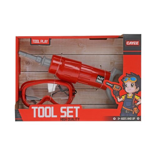 Vzduchové kladivo s okuliarmi