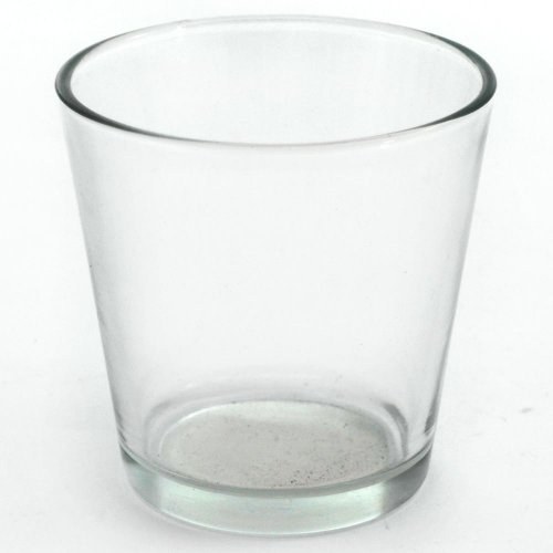V3- sklený pohár 7,5x7,7cm bez označenia