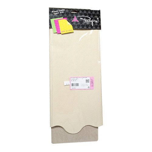 Kruh hárok 1ks perleťkrémkáro obojst 40my/pr.50cm 31-ecru - Vianočné dekorácie a ozdoby