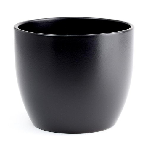 Obal basel matte black 12cm - Vianočné dekorácie