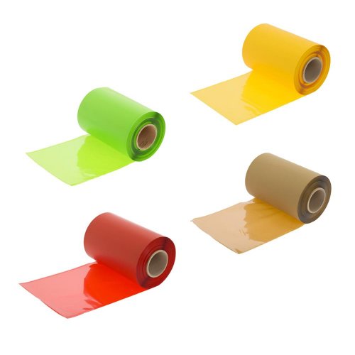 Super cena sačok rolka 200mx0,25 hnedá na kvety mix tunel trasp. 35my 0,25x200 m