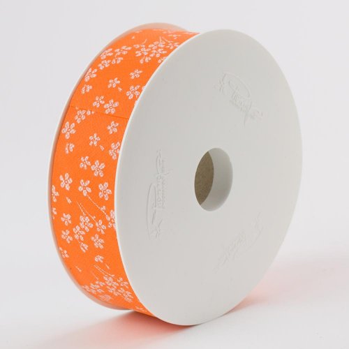 Stuha kvet oranžová 40 mm x 50 m