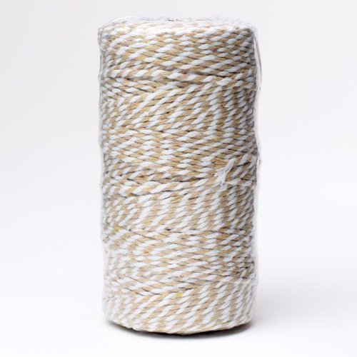 Šnúrka farby  2mmx100m krém/biela