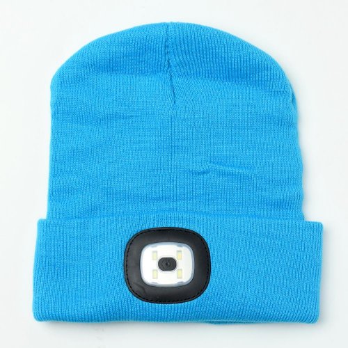 Čiapka albacore svetlomodrá,4xsmd led