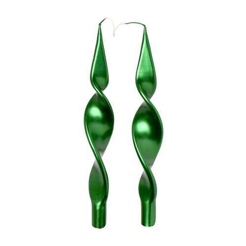 Točená špic laura met.t.zel. bal.2ks 28cm