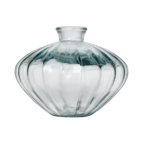Váza sklo trans.v/ver v15 pr.19cm / vh-38