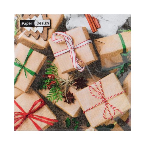 203419 servítky 33x33cm wrapped up