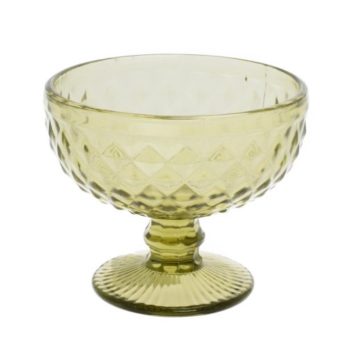 Pohár na zmrzlinu 12x10,5cm zelený