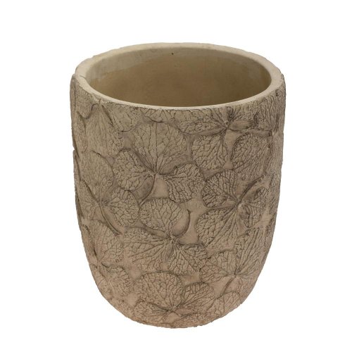 Obal kvety keramika 14*14*16.8 béžový - Vianočné dekorácie a ozdoby