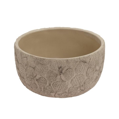 Obal kvety keramika 17*17*14.8 béžový