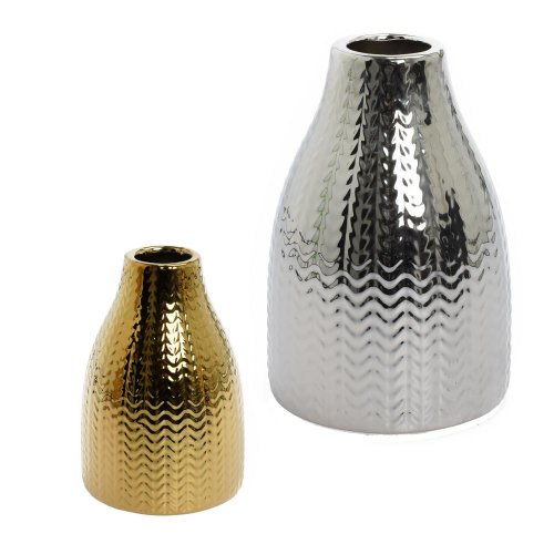 Váza keramika 9,5x9,5x14cm mix f