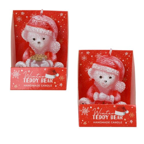 Figurka winter teddy bear 75mm box